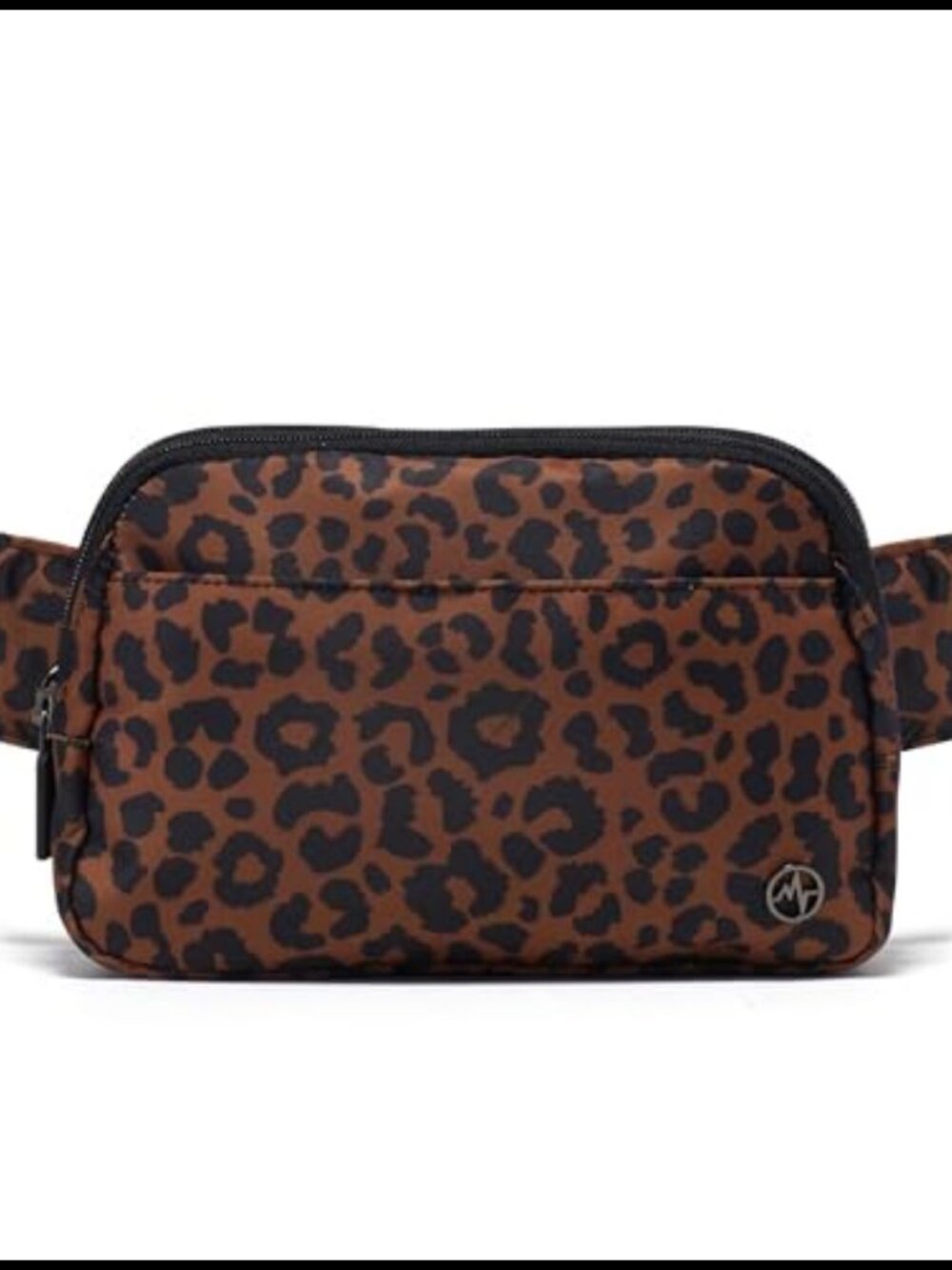 Nylon Fanny Pack Belt Bag 5 Zipper Pockets Water Repellent